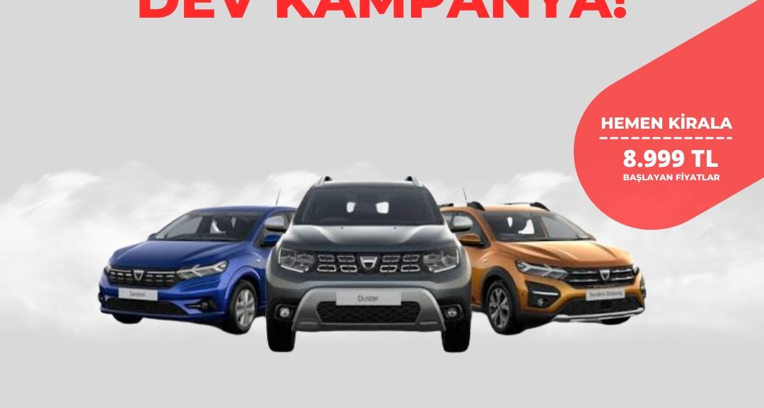 Antalya Aylık Araç Kiralama Kampanya